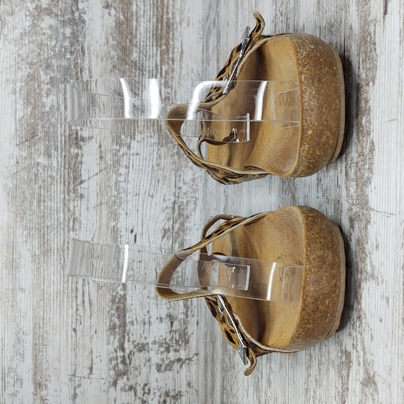 🟥Yokono Leopard Calf Hair Ibiza Thong Cork Sandal - Picture 11 of 16